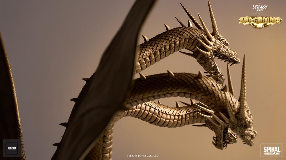 Godzilla vs. King Ghidorah (1991) The Legacy Series: Tanaka Kenichi Modeling Collection King Ghidorah Limited Edition Statue Gallery Image 18