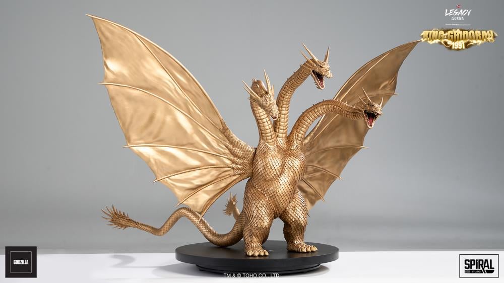 Godzilla vs. King Ghidorah (1991) The Legacy Series: Tanaka Kenichi Modeling Collection King Ghidorah Limited Edition Statue Gallery Image 9