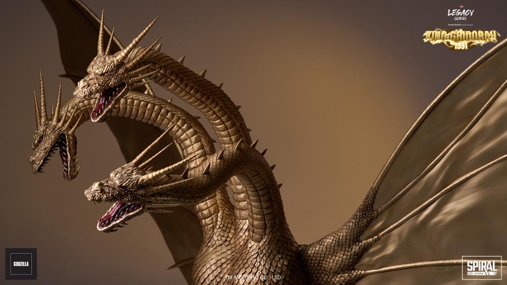 Godzilla vs. King Ghidorah (1991) The Legacy Series: Tanaka Kenichi Modeling Collection King Ghidorah Limited Edition Statue Gallery Image 17