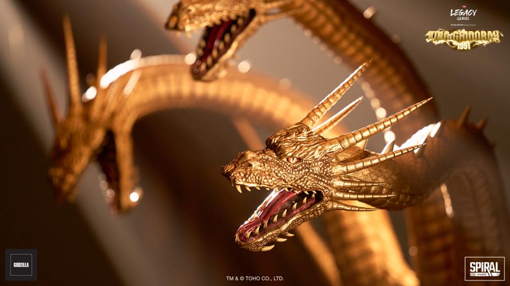 Godzilla vs. King Ghidorah (1991) The Legacy Series: Tanaka Kenichi Modeling Collection King Ghidorah Limited Edition Statue Gallery Image 22