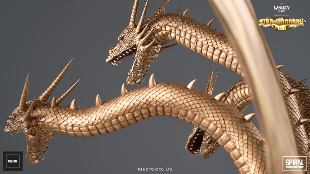Godzilla vs. King Ghidorah (1991) The Legacy Series: Tanaka Kenichi Modeling Collection King Ghidorah Limited Edition Statue Gallery Image 13