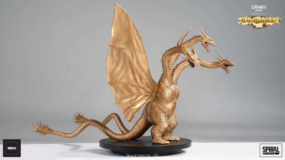 Godzilla vs. King Ghidorah (1991) The Legacy Series: Tanaka Kenichi Modeling Collection King Ghidorah Limited Edition Statue Gallery Image 8