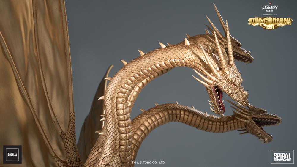 Godzilla vs. King Ghidorah (1991) The Legacy Series: Tanaka Kenichi Modeling Collection King Ghidorah Limited Edition Statue Gallery Image 14