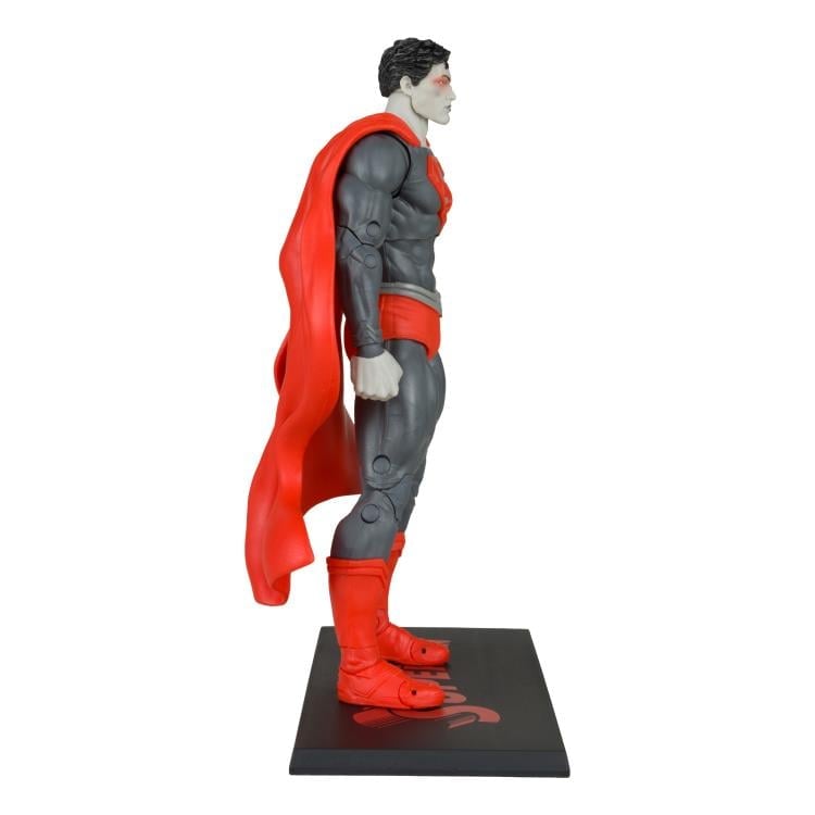 DC Comics Superman BBTS Exclusive Limited Black & White Accent Edition Figure Gallery Image 6