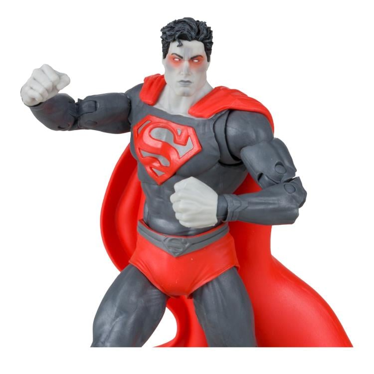 DC Comics Superman BBTS Exclusive Limited Black & White Accent Edition Figure Gallery Image 8