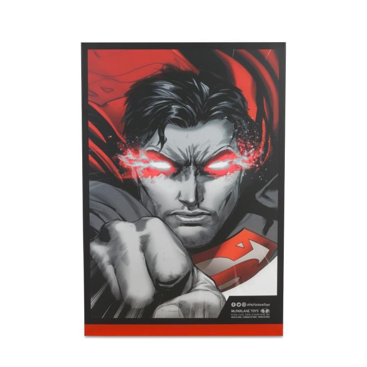 DC Comics Superman BBTS Exclusive Limited Black & White Accent Edition Figure Gallery Image 13