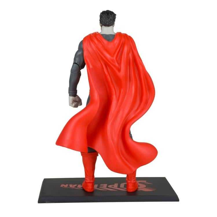 DC Comics Superman BBTS Exclusive Limited Black & White Accent Edition Figure Gallery Image 7