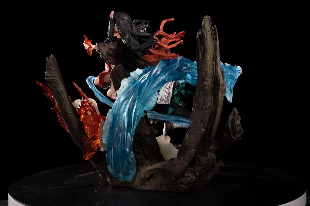 Demon Slayer: Kimetsu no Yaiba Tanjiro & Nezuko Ju no Kata: Seisei Ruten Limited Edition Statue Gallery Image 6