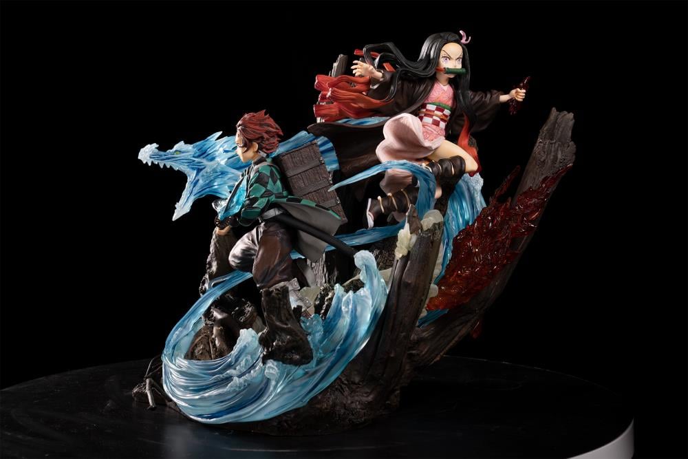 Demon Slayer: Kimetsu no Yaiba Tanjiro & Nezuko Ju no Kata: Seisei Ruten Limited Edition Statue Gallery Image 9