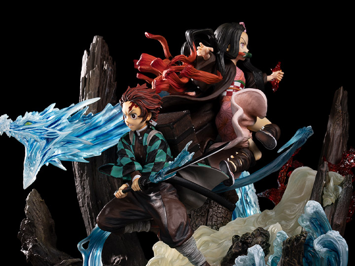 Demon Slayer: Kimetsu no Yaiba Tanjiro & Nezuko Ju no Kata: Seisei Ruten Limited Edition Statue Gallery Image 1