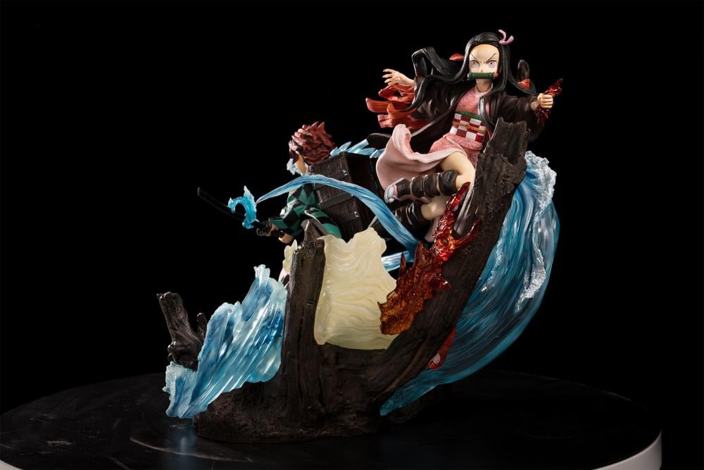 Demon Slayer: Kimetsu no Yaiba Tanjiro & Nezuko Ju no Kata: Seisei Ruten Limited Edition Statue Gallery Image 8