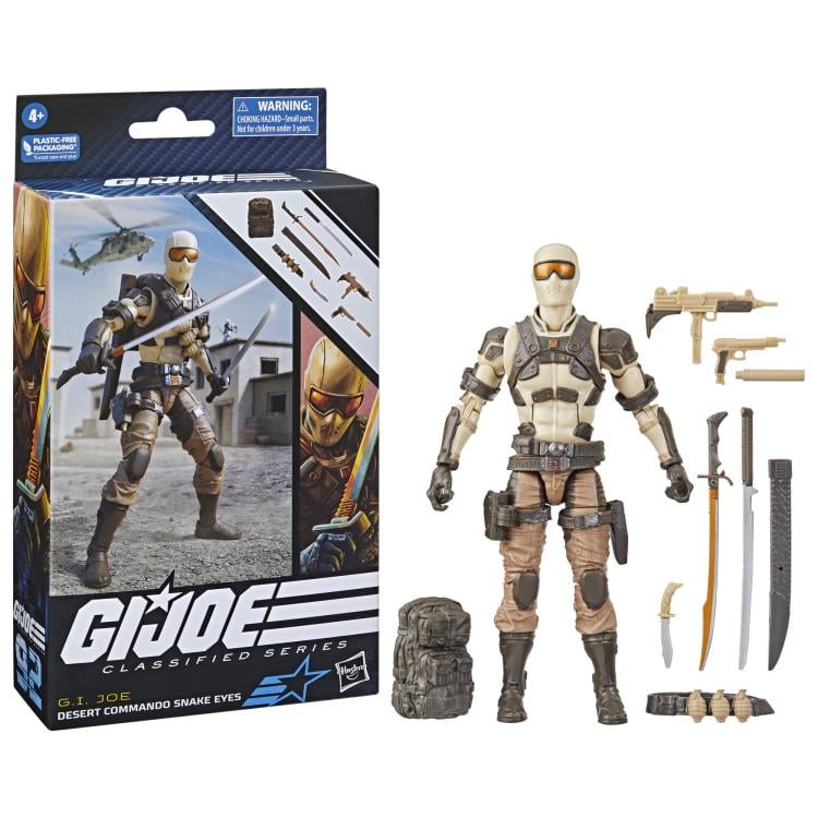 G.I. Joe Classified Series #92 Desert Commando Snake Eyes Gallery Image 12