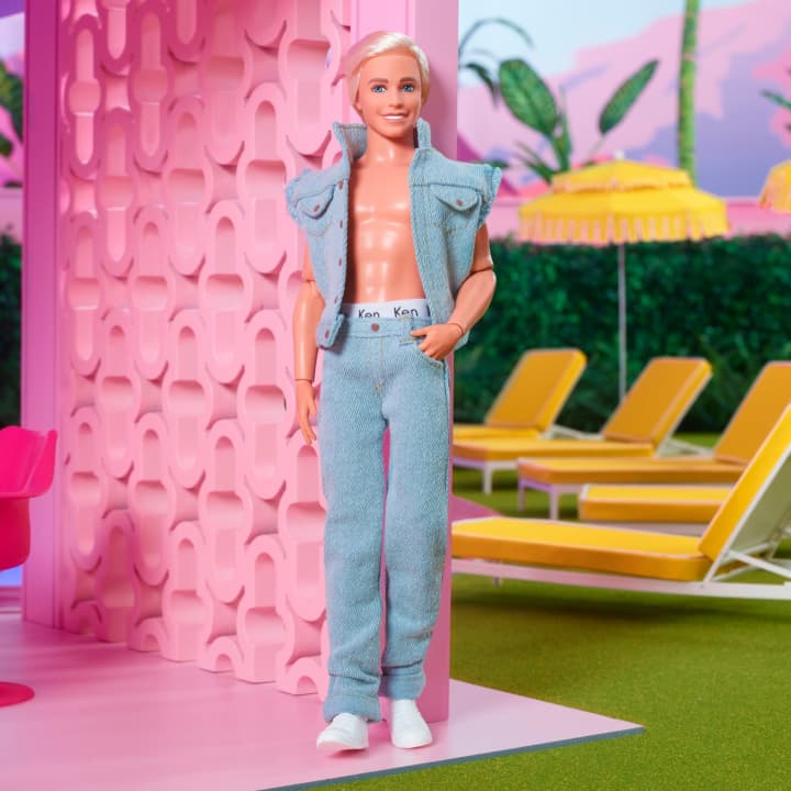 Barbie: The Movie Ken Doll (Denim Outfit) Gallery Image 11