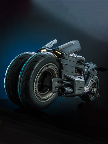 The Flash (2023) MMS704 Batcycle 1/6th Scale Collectible Vehicle Gallery Image 2
