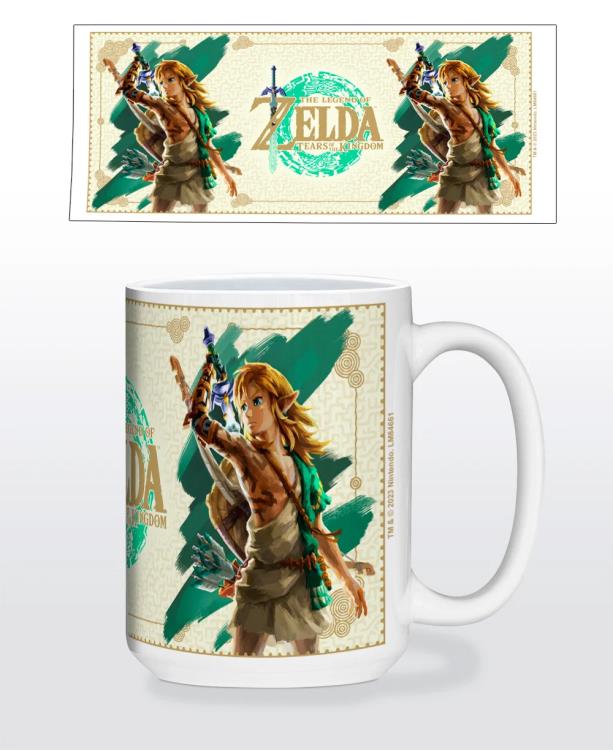 The Legend of Zelda: Tears of the Kingdom Link with Sword 15 oz. Mug Gallery Image 3