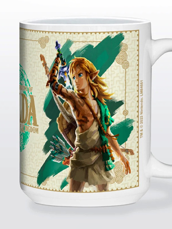 The Legend of Zelda: Tears of the Kingdom Link with Sword 15 oz. Mug Gallery Image 2