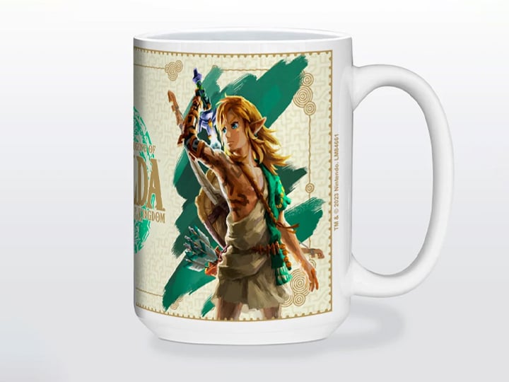 The Legend of Zelda: Tears of the Kingdom Link with Sword 15 oz. Mug Gallery Image 1