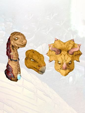 Defenders of Eden: Armies of Ashmore Armored Head Pack Gallery Image 2
