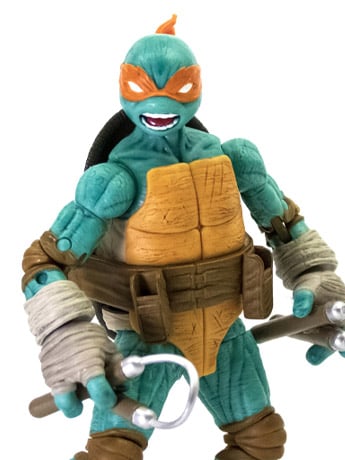 Teenage Mutant Ninja Turtles BST AXN Michelangelo (Comic) SDCC 2023 PX Previews Exclusive Gallery Image 2