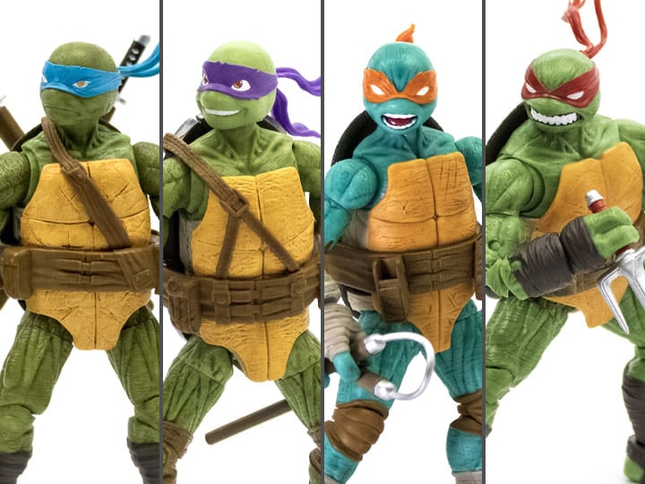 Teenage Mutant Ninja Turtles BST AXN SDCC 2023 PX Previews Exclusive Figure Set Gallery Image 1