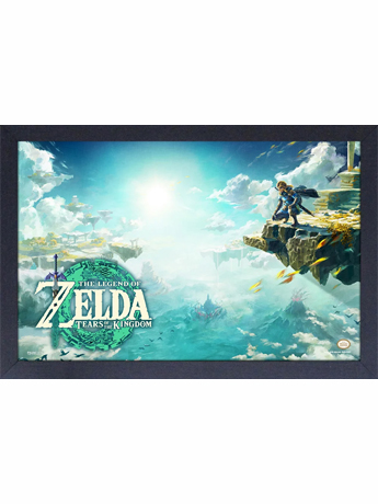 The Legend of Zelda: Tears of the Kingdom Landscape Framed Art Print Gallery Image 2