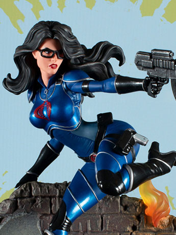 G.I. Joe Gallery Baroness in Cobra Gear SDCC 2023 PX Previews Exclusive Figure Diorama Gallery Image 2
