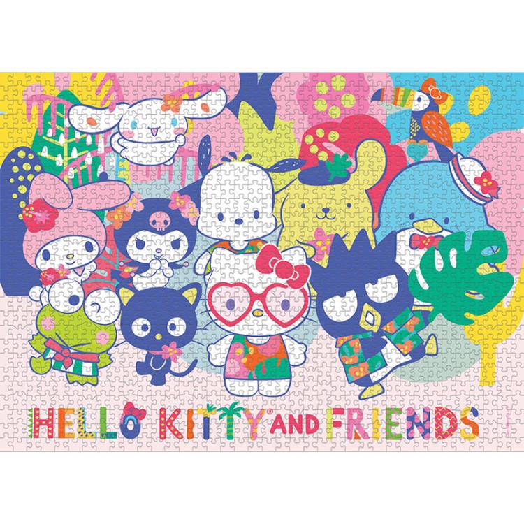 Hello Kitty and Friends Tropical Times 1000 Piece Puzzle Gallery Image 3