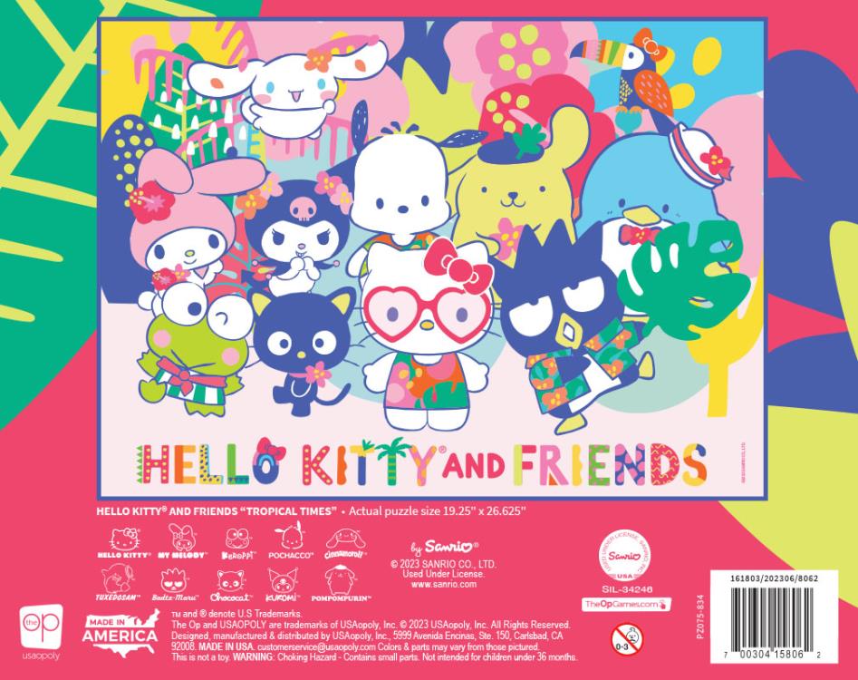 Hello Kitty and Friends Tropical Times 1000 Piece Puzzle Gallery Image 7