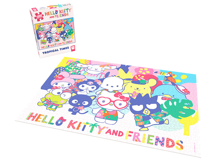 Hello Kitty and Friends Tropical Times 1000 Piece Puzzle Gallery Image 1