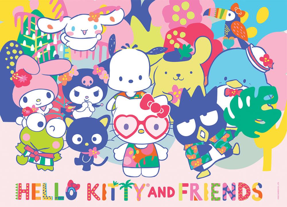 Hello Kitty and Friends Tropical Times 1000 Piece Puzzle Gallery Image 5