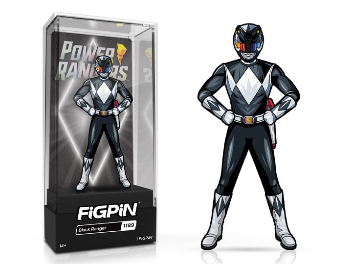 Power Rangers FiGPiN #1189 Black Ranger Gallery Image 1