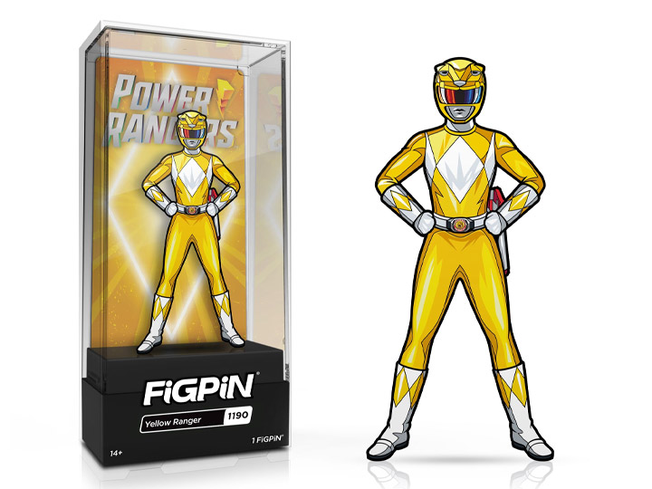 Power Rangers FiGPiN #1190 Yellow Ranger Gallery Image 1