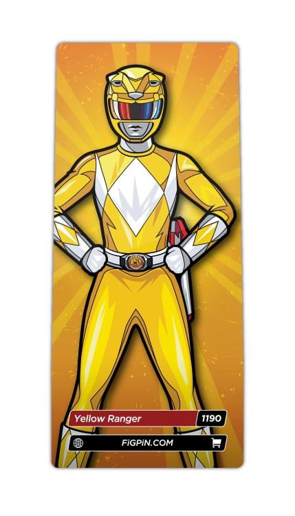 Power Rangers FiGPiN #1190 Yellow Ranger Gallery Image 4
