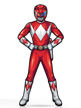 Power Rangers FiGPiN #1191 Red Ranger Gallery Image 2