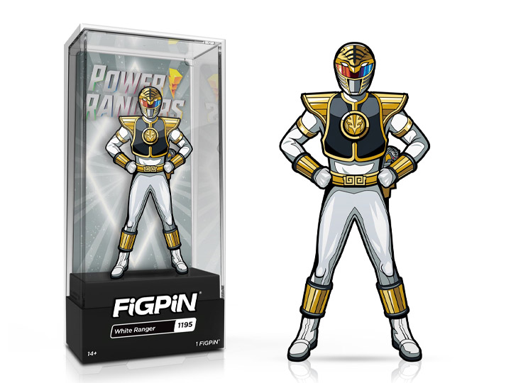 Power Rangers FiGPiN #1195 White Ranger Gallery Image 1