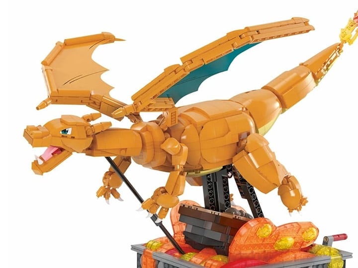 Pokemon Mega Construx Wonder Builder Motion Charizard Gallery Image 1