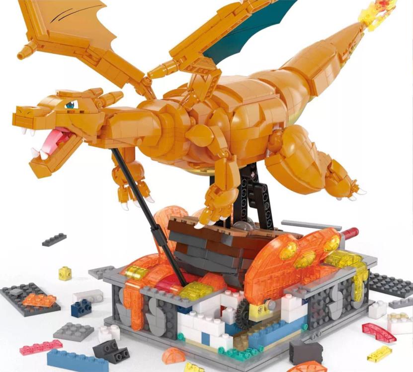 Pokemon Mega Construx Wonder Builder Motion Charizard Gallery Image 5