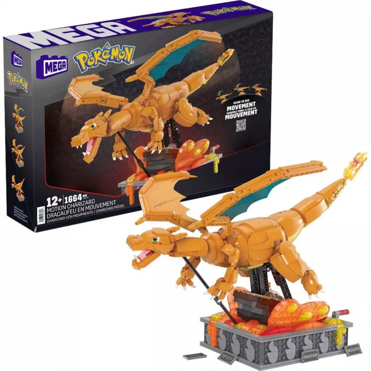 Pokemon Mega Construx Wonder Builder Motion Charizard Gallery Image 8