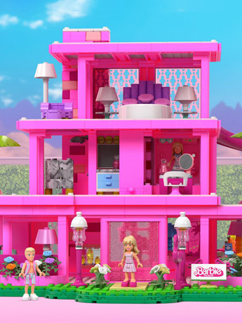 Barbie: The Movie Mega Construx Dreamhouse Playset Gallery Image 2