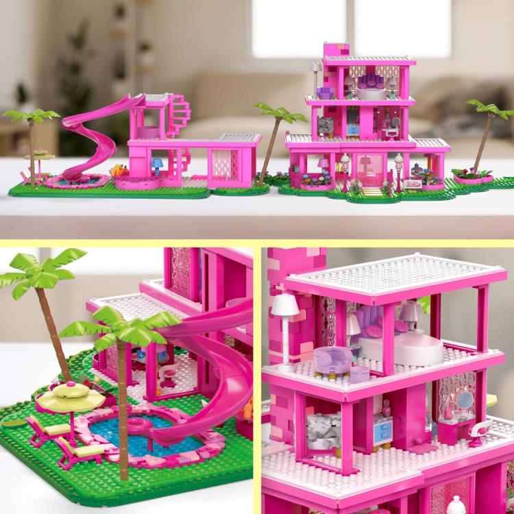 Barbie: The Movie Mega Construx Dreamhouse Playset Gallery Image 4