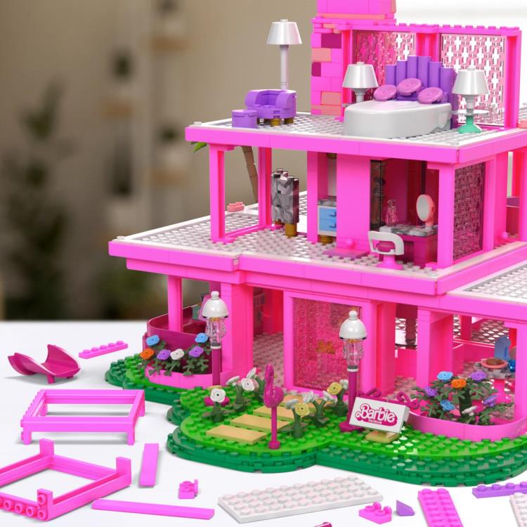 Barbie: The Movie Mega Construx Dreamhouse Playset Gallery Image 3