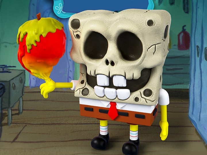 SpongeBob SquarePants ULTIMATES! SpongeBob SquarePants (Skull Head) Action Figure Gallery Image 1