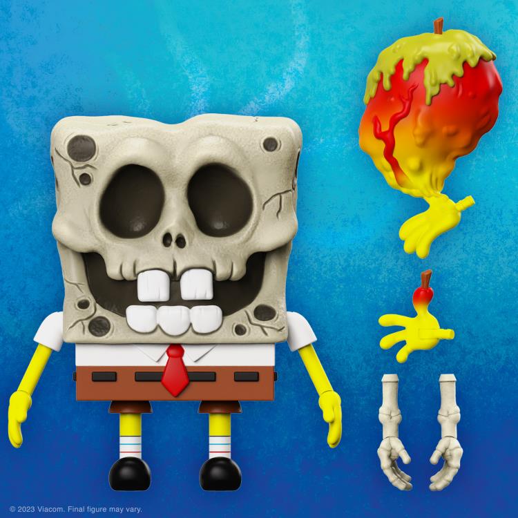 SpongeBob SquarePants ULTIMATES! SpongeBob SquarePants (Skull Head) Action Figure Gallery Image 6