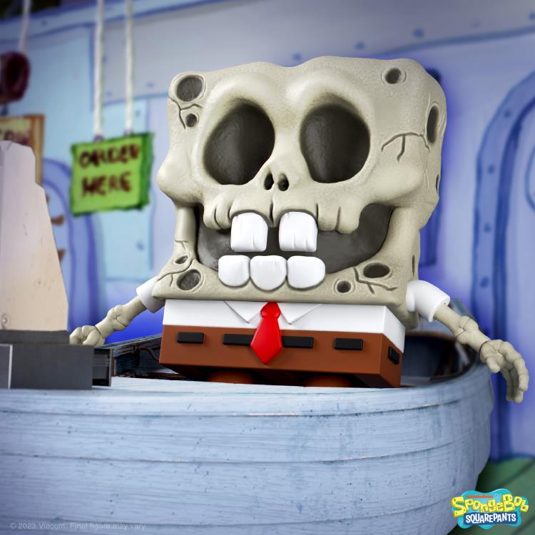 SpongeBob SquarePants ULTIMATES! SpongeBob SquarePants (Skull Head) Action Figure Gallery Image 4
