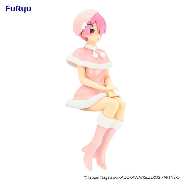 Re:Zero Starting Life in Another World Ram (Snow Princess Pearl Color Ver.) Noodle Stopper Figure Gallery Image 5