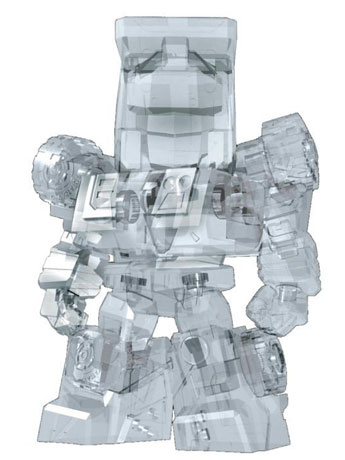 MN-08 Mecha Nations Devastator 3" Clear Devastator Gallery Image 2