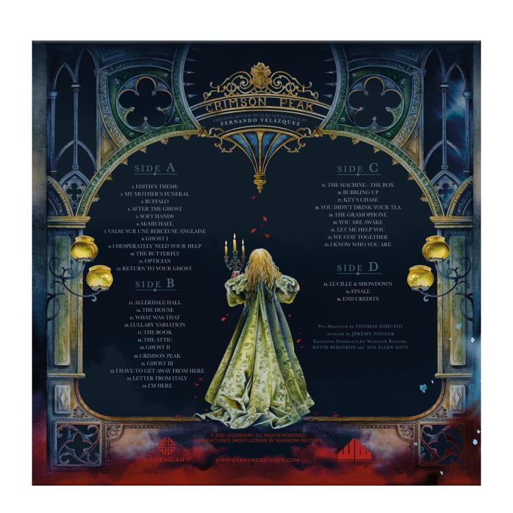 Crimson Peak Original Motion Picture Soundtrack Vinyl 2XLP Gallery Image 7
