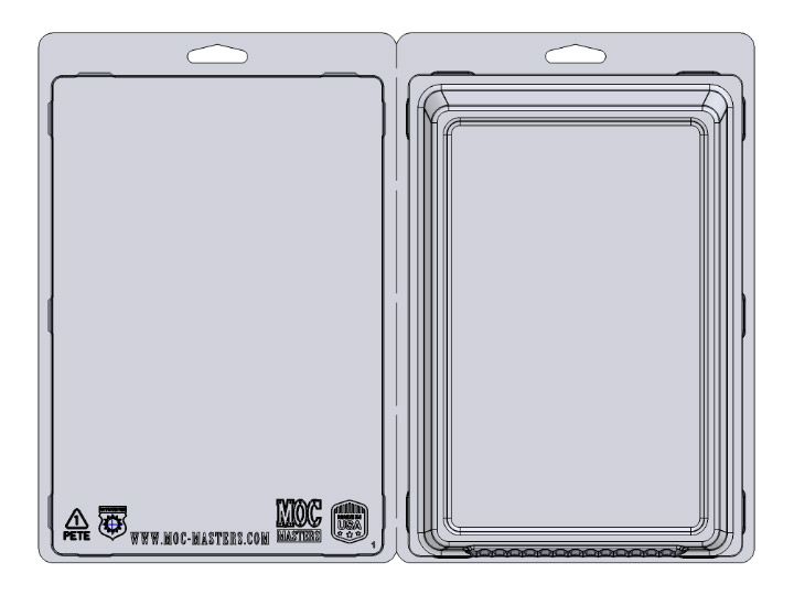 MOC Masters MEGO Cardback UV Protective Case Six-Pack Gallery Image 1