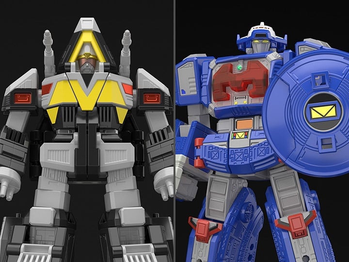 Denji Sentai Megaranger Super Mini-Pla Denji Gattai Galaxy Mega & Gattai Delta Mega Model Kit Gallery Image 1