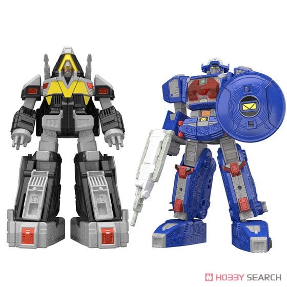 Denji Sentai Megaranger Super Mini-Pla Denji Gattai Galaxy Mega & Gattai Delta Mega Model Kit Gallery Image 3